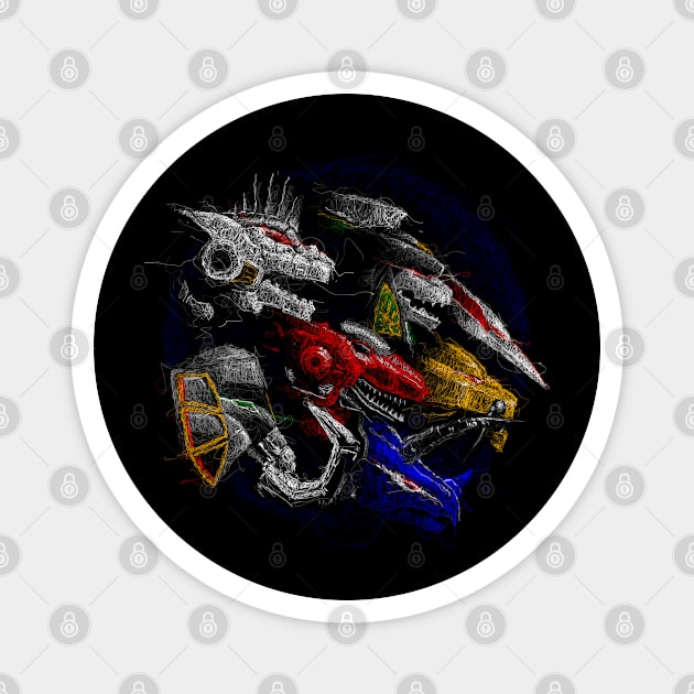 megazord Magnet by VisualNoise